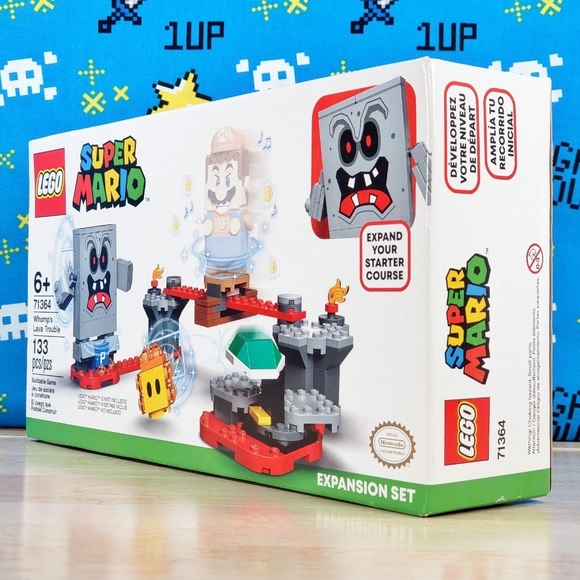 Lego Super Mario WHOMPS LAVA TROUBLE [ 71364 ] 2020 Building Game (133 pcs) - Picture 6 of 10